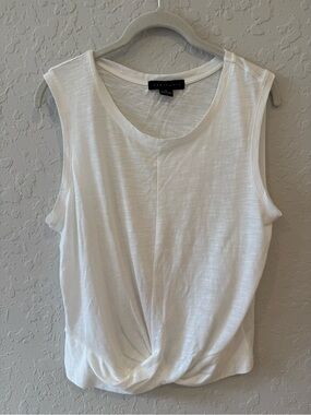 Sanctuary White Twist-Front Sleeveless Size M